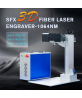 SFX 60W 80W 100W 3D Fiber Laser Engraver FEELTEK 3D Dynamic Focus System Lenmark Software 3D Laser Marking Machine
